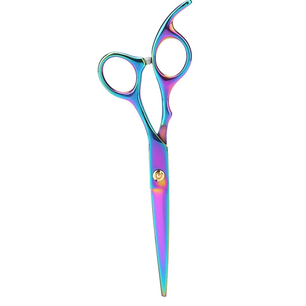 Professional Hair Cutting and Thinning Scissors Set for Pet Grooming (Flat Color-Cut)