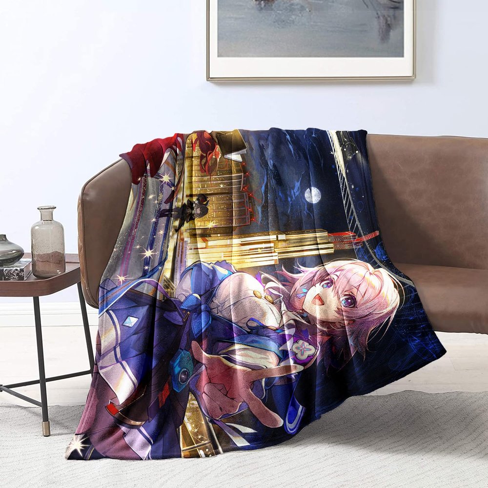 Honkai: Star Rail Printed Reversible Fleece Blanket