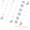 Beavorty 18-Sheet Glitter Face and Body Gems, Self-Adhesive Rhinestone Stickers for Eyes, Face and Nails view 3