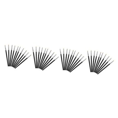 FRCOLOR 40-Piece Eyelash Brush Set, Small Lash Comb for Lash Lifting, Portable Eye Makeup Tools