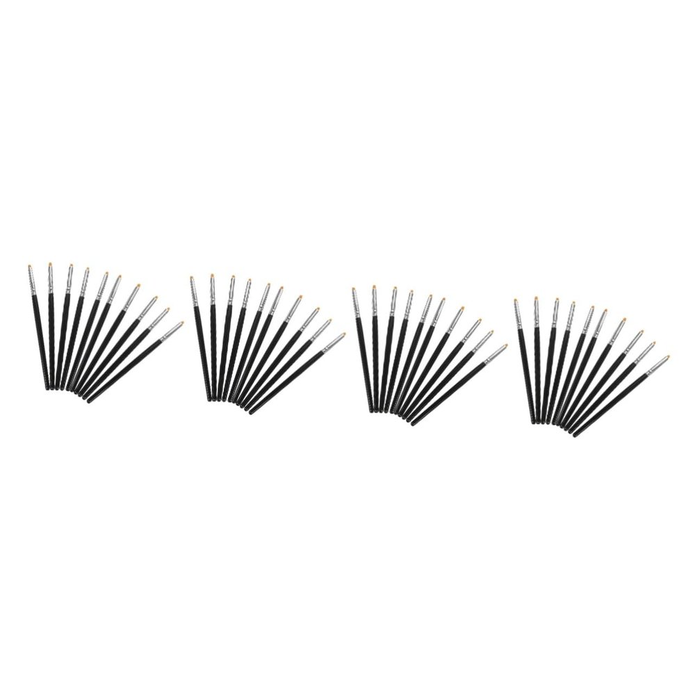 FRCOLOR 40-Piece Eyelash Brush Set, Small Lash Comb for Lash Lifting, Portable Eye Makeup Tools