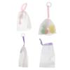 Face Shower Foam Net with Drawstring, Polyester and Nylon view 1