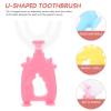 Healvian 12-Piece U-Shaped Toothbrushes for Toddlers with Soft Silicone Bristles, Ergonomic and Non-Slip view 3