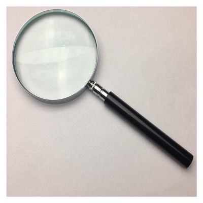 Lightweight 4X Handheld Magnifying Glass for Books and Newspapers, Safehappy