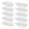 FRCOLOR 30-Pair Silicone Eyelash Lift Pads, Reusable Eye-Shaped Curling Shields view 1