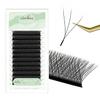 Natuhana W-Shaped Lash Extensions 0.07 D Curl 8 mm, 3D Volume Easy Fan Lashes view 1