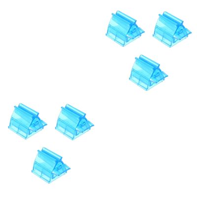 Healeved 6-Piece Manual Toothpaste Tube Squeezers with Elastic Opening, Compact and Space-Saving