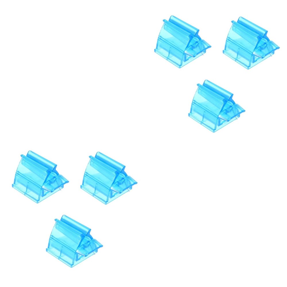 Healeved 6-Piece Manual Toothpaste Tube Squeezers with Elastic Opening, Compact and Space-Saving