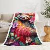 Fadaing Raccoon Flannel Blanket, Soft Warm Cartoon Throw (6,100 x 140 cm) view 4