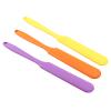 Coufce 3-Piece Silicone Wax Spatulas, Nonstick, Orange/Yellow/Purple view 1