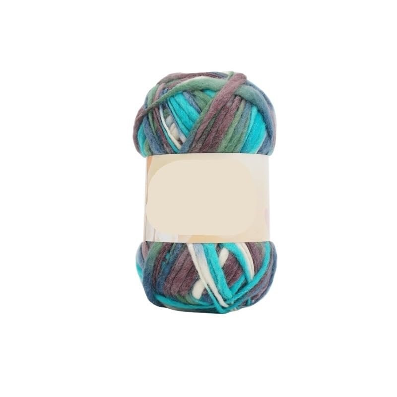 Hand-Knitted Scarf Yarn, Yarn Needle, Beanie, Novelty Yarn (Color: 04)