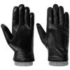 Stetson Men's Conductive Sheepskin Leather Gloves, Black, Size 10 view 1