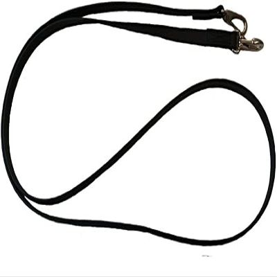 MJH Super Heavy BioThane Reins, 16 mm Wide, Stitched, Brown, 2.40 m