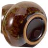 WOONEKY Handmade Green Ceramic Pet Urn for Dogs and Cats view 2
