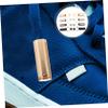Operitacx 40-Piece Metal Shoelace End Caps, Durable Aglets for Shoelaces, Cords and Hats, Long Gunmetal view 2