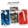 Operitacx 40-Piece Metal Shoelace End Caps, Durable Aglets for Shoelaces, Cords and Hats, Long Gunmetal view 3