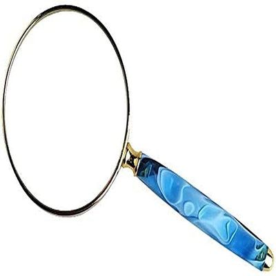 Safehappy Reading Magnifier, Portable Handheld Magnifying Glass with Wide Field of View for Craft Work