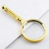 WEIDON Retro Handheld Magnifying Glass with Gold Handle, Safehappy view 2