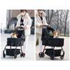 hxoity 3-in-1 Pet Stroller, Foldable Dog and Cat Jogger, Pink view 2