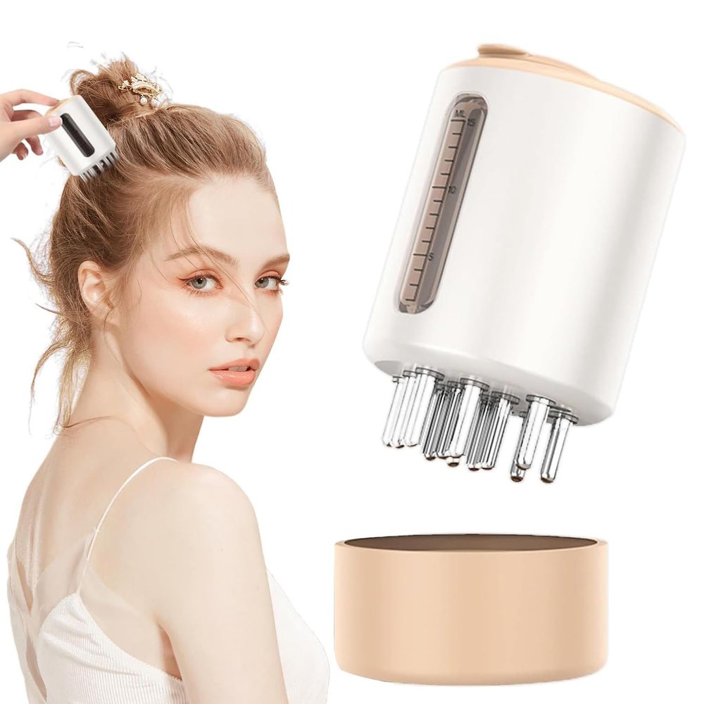 2-in-1 Electric Scalp Oil Applicator & Massage Brush