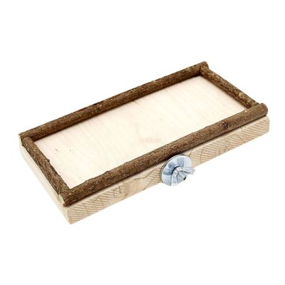 SEWOART Parrot Platform with Food Box