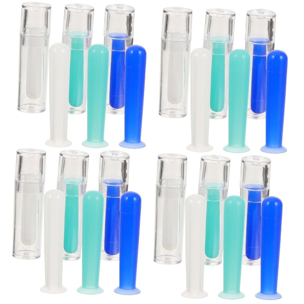 Healvian 24-Piece Contact Lens Applicators, Silicone Suction Cups for Soft Lenses, Portable and Easy to Use