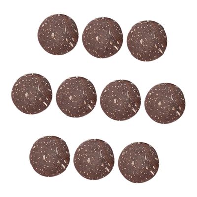 BESPORTBLE 10 Pack Coconut Shell Decoration Elements