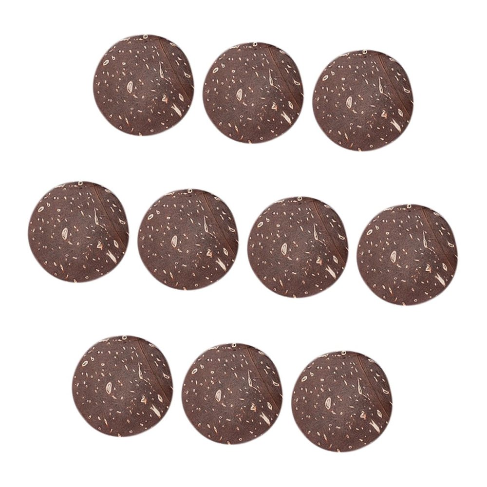 BESPORTBLE 10 Pack Coconut Shell Decoration Elements