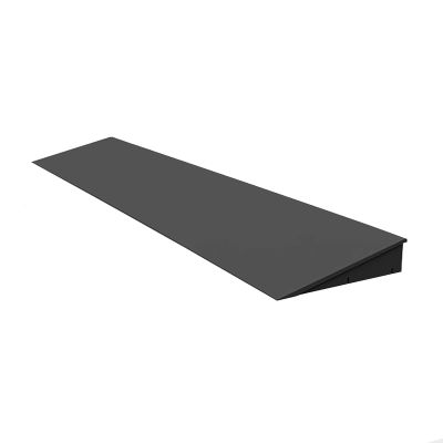 Vehicle Curb Ramp, Wheelchair Threshold Ramp, Non-Slip, Black, 100 × 22 × 6 cm