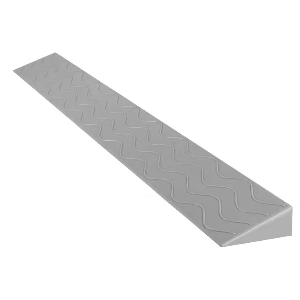 Curb and Door Threshold Ramp, Wheelchair Ramp, Gray, 99.2 × 12 × 5.5