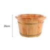 ZXNANA Wooden Foot Bath Tub with Lid view 3