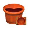 ZXNANA Wooden Barrel Foot Bath Bucket, Wooden Pedicure Soaking Basin for Adults (Size: B) view 1