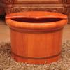 ZXNANA Wooden Barrel Foot Bath Bucket, Wooden Pedicure Soaking Basin for Adults (Size: B) view 2
