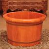 ZXNANA Wooden Barrel Foot Bath Bucket, Wooden Pedicure Soaking Basin for Adults (Size: B) view 4