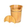 ZXNANA Wooden Foot Bath Tub, Durable Solid-Wood Foot-Washing Basin for Household Use view 1
