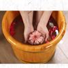 Wooden Foot Bath Bucket, Foot Soaking Basin, Spa and Sauna Tub (Color: B) view 2