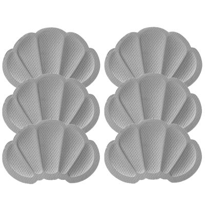 Shoe Heel Cushion Inserts for Loose Shoes, Gray, 6 Pieces