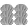 Shoe Heel Cushion Inserts for Loose Shoes, Gray, 6 Pieces view 1