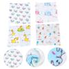 ibasenice 2 Sets Muslin Washcloths for Babies and Newborns, Soft Unisex Drool Bibs, Name-Printed, 5 Pieces view 3
