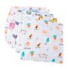 ibasenice 2 Sets Muslin Washcloths for Babies and Newborns, Soft Unisex Drool Bibs, Name-Printed, 5 Pieces view 4