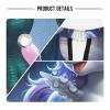 Cute Unicorn and Dinosaur in Space Barber Cape, Professional Haircut Cape, 164.8 x 140 cm view 4