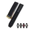 AMSOH Soft Rubber Watch Strap for Omega Speedmaster AT150, Seamaster 300 and Seamaster 007 James Bond, 19 mm, 20 mm, 21 mm, 22 mm, Agate view 1