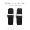 AMSOH Soft Rubber Watch Strap for Omega Speedmaster AT150, Seamaster 300 and Seamaster 007 James Bond, 19 mm, 20 mm, 21 mm, 22 mm, Agate view 3