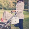 Embroidered Baby Diaper Bag, Cotton Travel Tote view 2