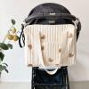 Embroidered Baby Diaper Bag, Cotton Travel Tote view 3