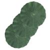 Yardwe 9-Piece Floating Lotus Leaves for Ponds and Aquariums, Realistic Water Plant Decor for Fish Tanks and Garden Landscapes, Low-Maintenance and Durable view 1