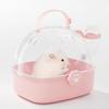 Norhogo Portable Hamster Travel Carrier with Water Bottle, Pink view 3