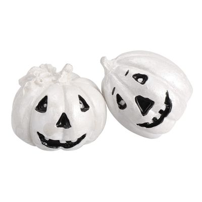 SEWOART 2-Piece Funny Pumpkin Decoration for Aquariums