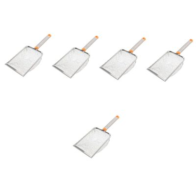 Yardwe 5-Piece Stainless Steel Cat Litter Scoops with Large Scoop Head