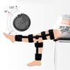 Foldable ROM Knee Brace, Medical Knee Immobilizer, Adjustable Full-Leg Stabilizer Splint view 2
